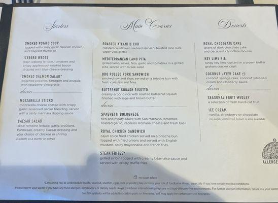 Menu photo 6 American Icon Galveston, TX Menu photo 6 American Icon Galveston, TX