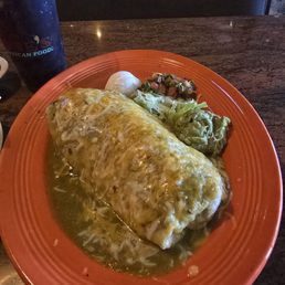 Chili Verde Wet Burrito