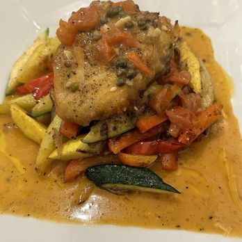 Maurizio's - Grouper with vegetables - Italian Near Me - Morgan Hill, California