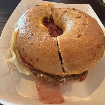 St Paul Bagelry - Luther Van Dross Sandwich - Bagels Near Me - Roseville, Minnesota St Paul Bagelry - Luther Van Dross Sandwich - Bagels Near Me - Roseville, Minnesota