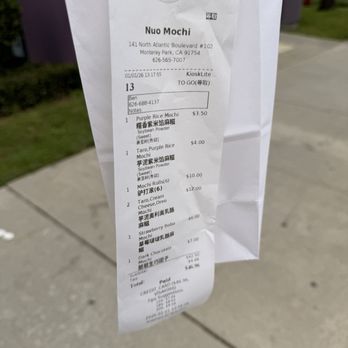 Nuo Mochi - What I bought - Desserts Near Me - Monterey Park, California