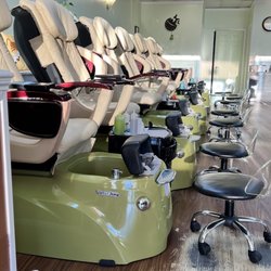 Oasis Nail & Spa - Chairs are in great condition.