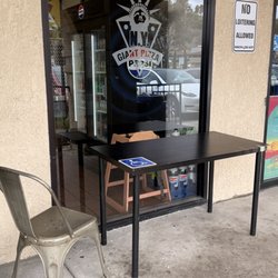 They have a Couple of tables out front