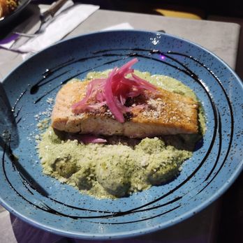 Corchea - Salmon gnocchi - Seafood Near Me - Carolina, Puerto Rico