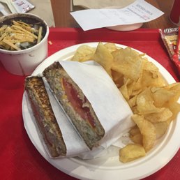 Tuna Melt - Good Black Bean Soup - Awesome Chips - Chippy Tuna Melt - Good Black Bean Soup - Awesome Chips - Chippy