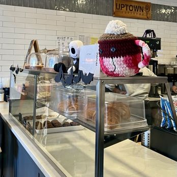 Uptown Coffee - Halloween decor by the pastry case - Coffee & Tea Near Me - Maywood, New Jersey Uptown Coffee - Halloween decor by the pastry case - Coffee & Tea Near Me - Maywood, New Jersey