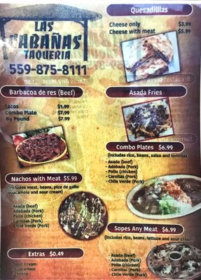 Menu photo 5 Las Cabanas Taqueria Sanger, CA Menu photo 5 Las Cabanas Taqueria Sanger, CA
