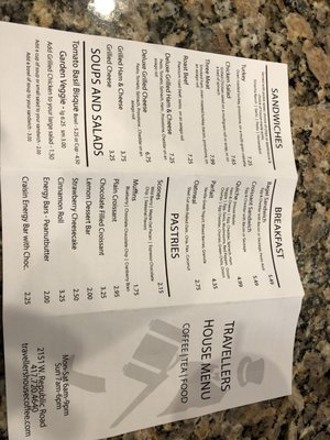 Menu photo 2 Travellers House Coffee & Tea Springfield, MO Menu photo 2 Travellers House Coffee & Tea Springfield, MO