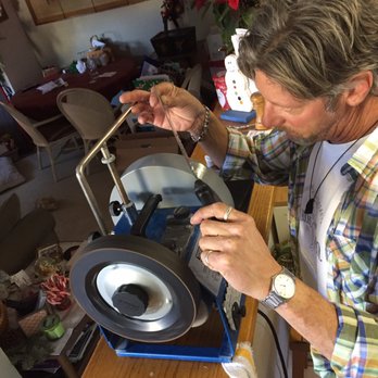 Dk Sharp - Dave @ DK Sharp and one of the tools of the trade... - Knife Sharpening Near Me - Santa Cruz, California