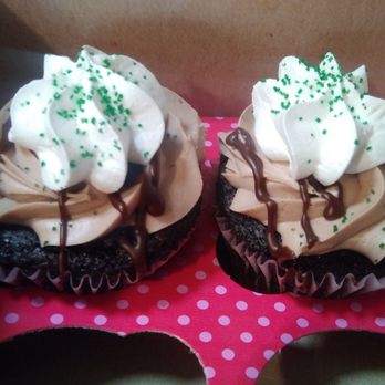 Smallcakes A Cupcakery - Irishman Chocolate Guinness Cake, filled with Whiskey Buttercream, iced with Bailey’s Chocolate Buttercream, Fudge & Whipped Cream - Bakeries Near Me - Albuquerque, New Mexico