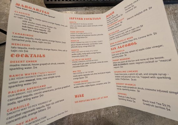 Menu photo 1 Chaparral Cantina Lockhart, TX
