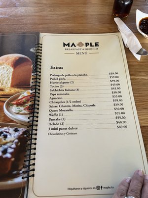 Menu photo 4 Maple Rosarito, BCN Menu photo 4 Maple Rosarito, BCN
