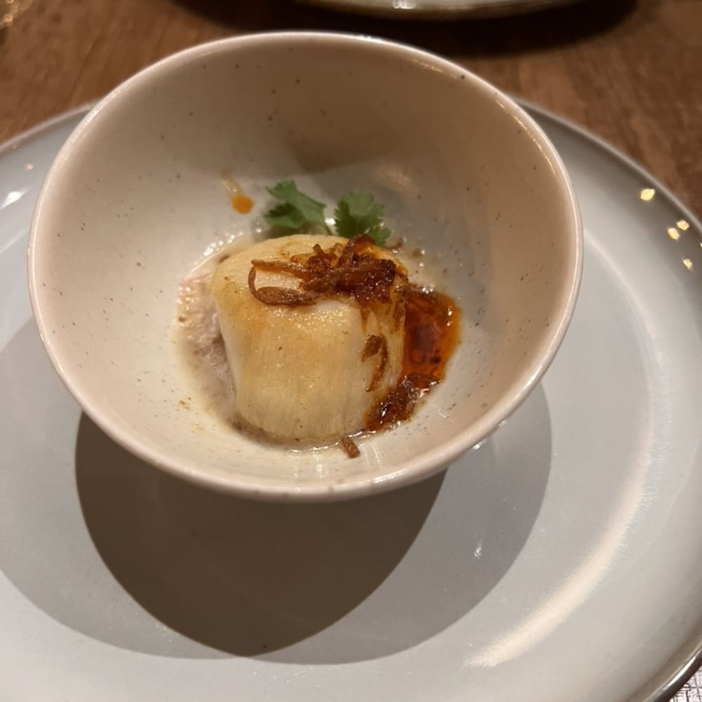 Scallop appetizer Scallop appetizer