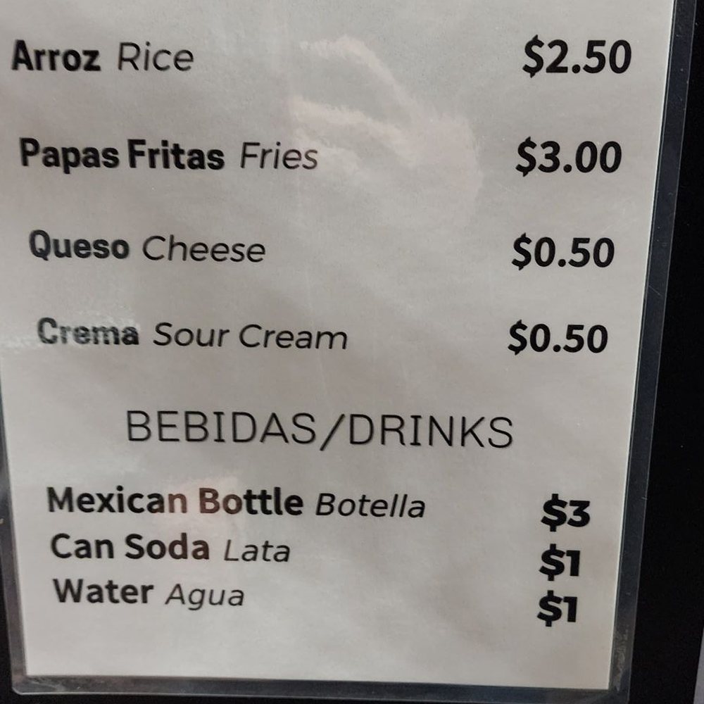 Tavos Hot dogs and Tacos - prices - Tacos Near Me - Mesa, Arizona
