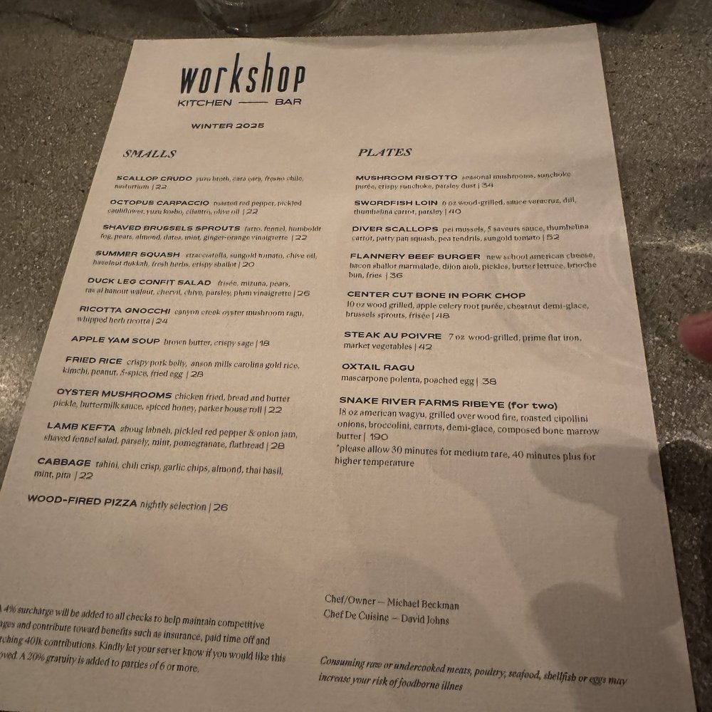 Workshop Kitchen & Bar - New American Near Me - Palm Springs, California Workshop Kitchen & Bar - New American Near Me - Palm Springs, California