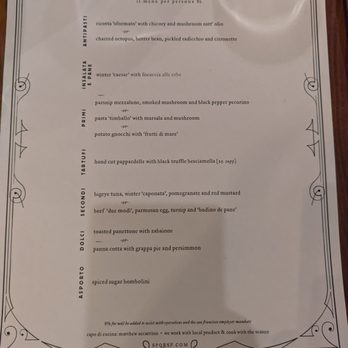 SPQR - Tasting menu - Italian Near Me - San Francisco, California SPQR - Tasting menu - Italian Near Me - San Francisco, California
