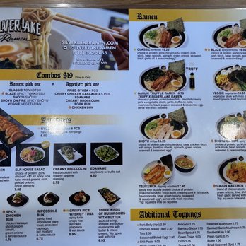 Silverlake Ramen - Menu - Ramen Near Me - Burbank, California