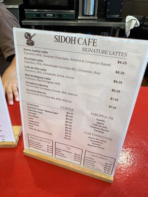 Menu photo 1 Sidoh Cafe Los Angeles, CA Menu photo 1 Sidoh Cafe Los Angeles, CA