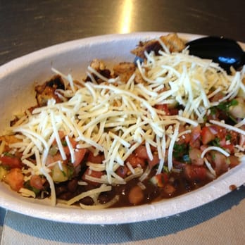 Chipotle Mexican Grill - substandard portions served  in Morgan Hill. Instead of adding beans when asked instead of Rice, you just get less food overall. - Fast Food Near Me - Morgan Hill, California