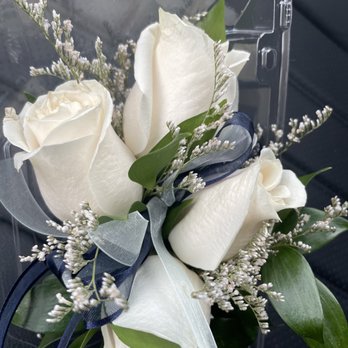 Growers Direct Flowers - White rose corsage - $35 - Florists Near Me - Costa Mesa, California Growers Direct Flowers - White rose corsage - $35 - Florists Near Me - Costa Mesa, California