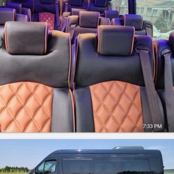 Hamptons Leisure Limo - Sprinter Van Exterior and Interior