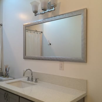 Any Size Mirror & Frame - George had our 2 custom bathroom mirrors installed in less than an hour. They look great and we're super happy with them! - Glass & Mirrors Near Me - Glendale, California