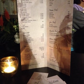 Chez Paulette - La carte - Beer Bar Near Me - Lille, 59