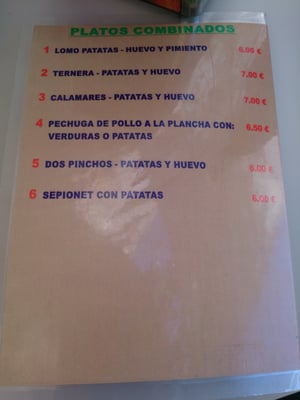 Menu photo 2 Mara Torrent, V
