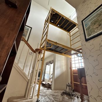 Gan Electric & Consulting - Scaffolding for certain situations we may need to get above 20' without space - Electricians Near Me Gan Electric & Consulting - Scaffolding for certain situations we may need to get above 20' without space - Electricians Near Me