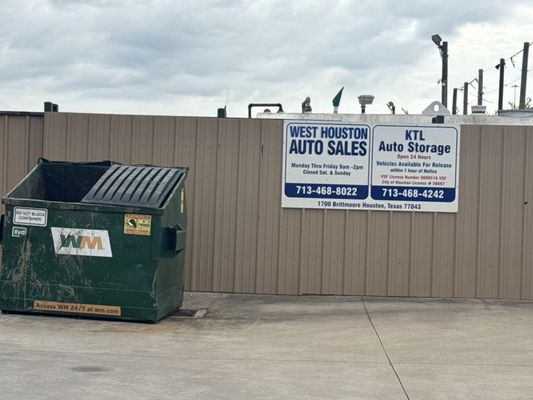 KTL Auto Storage & Auto Sales