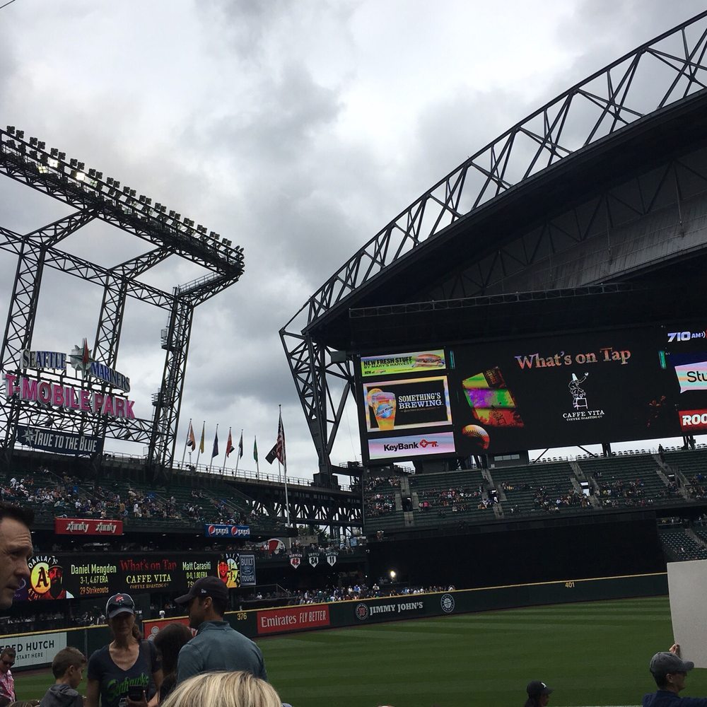 T-Mobile Park - 11,000 sq foot HD display, 2nd largest in MLB - Stadiums & Arenas Near Me - Seattle, Washington T-Mobile Park - 11,000 sq foot HD display, 2nd largest in MLB - Stadiums & Arenas Near Me - Seattle, Washington