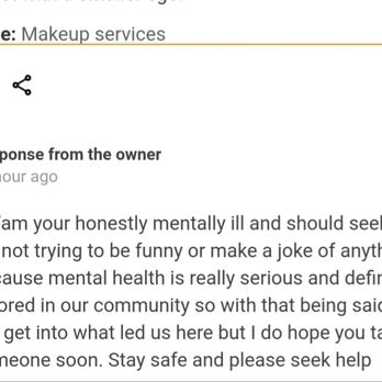 Zakia's Brow Bar - Her response to my review. - Waxing Near Me - Philadelphia, Pennsylvania Zakia's Brow Bar - Her response to my review. - Waxing Near Me - Philadelphia, Pennsylvania