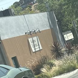 From the side street where parking lot and entrance is