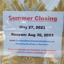 Economy Shop - Closed until August 30