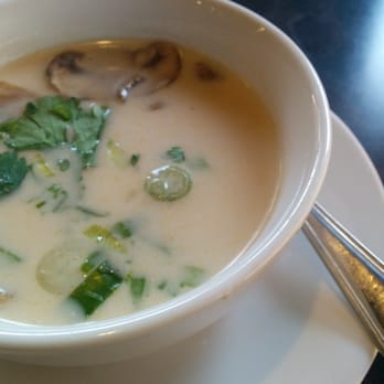 Thailusion - Coconut soup. Very flavorful with not a strong taste of coconut. - Thai Near Me - Los Alamitos, California