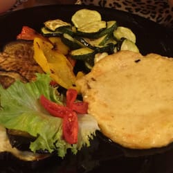 Galivm - Frico vegetariano: fetta di formaggio e verdure alla griglia digeribilissime!