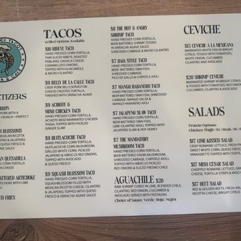 Yes Chef Tacos La Barra & Cafe - Food menu - Coffee & Tea Near Me - Burbank, California Yes Chef Tacos La Barra & Cafe - Food menu - Coffee & Tea Near Me - Burbank, California