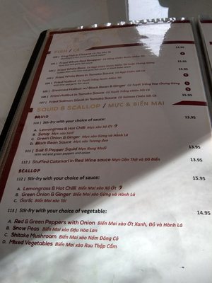 Menu photo 5 Vietnam Palace Restaurant Ottawa, ON