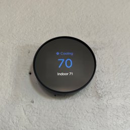 The new thermostat is one of the best investments ever. Thanks for the install guys. The new thermostat is one of the best investments ever. Thanks for the install guys.