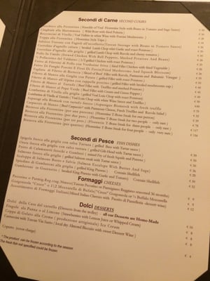 Menu photo 8 Buca Mario Florence, FI Menu photo 8 Buca Mario Florence, FI