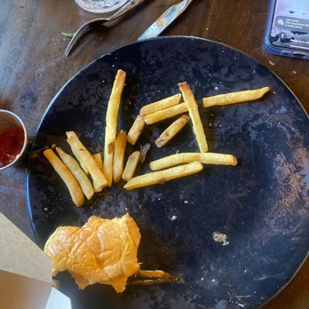 Milestone - French dip gone!!!!! the meat had a nice flavor with a touch of a Little smoke and chard, Perfect. - American Near Me - El Dorado Hills, California