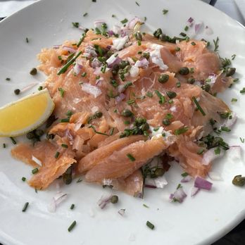 Red House Cafe - Smoked salmon and potato pancake - Breakfast & Brunch Near Me - Pacific Grove, California Red House Cafe - Smoked salmon and potato pancake - Breakfast & Brunch Near Me - Pacific Grove, California