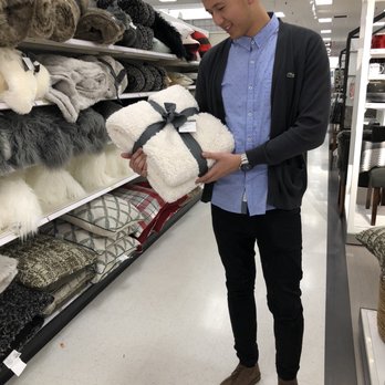 Target - Blankets/throws selections so LIT. We always appreciate a nicely zoned aisle. - Department Stores Near Me - Costa Mesa, California