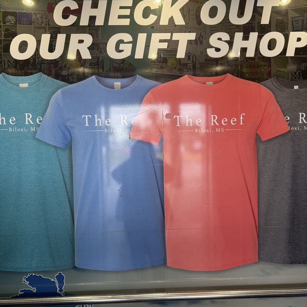 The Reef - Gift shop shirts - Seafood Near Me - Biloxi, Mississippi