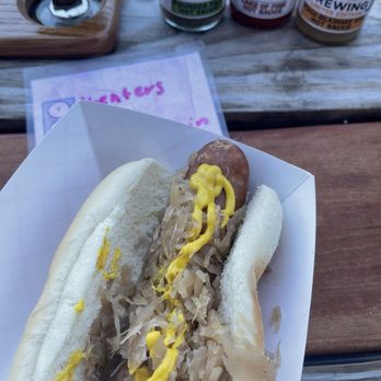 Cabin Creek Brewing - Smoked Elk Bratwurst - Breweries Near Me - Georgetown, Colorado Cabin Creek Brewing - Smoked Elk Bratwurst - Breweries Near Me - Georgetown, Colorado