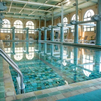 Indoor Pool With A Retractable Roof And Original Gl Tiles Yelp Indoor Pool With A Retractable Roof And