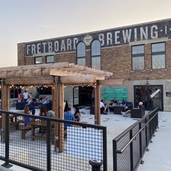 Fretboard Brewing - Factory 52 - Outdoor patio at Fretboard