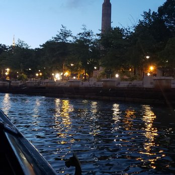 La Gondola - One of the best times to go! Wish the water fire was going but Amadelo recommended that this was better due to crowds staring - Boat Tours Near Me - Naples, Florida