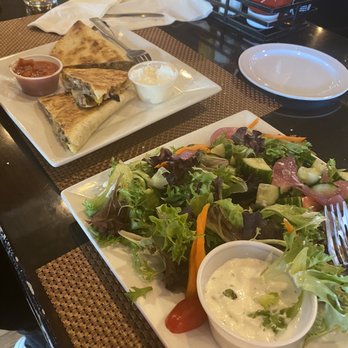 Derailed Taphouse - We split a Brisket quesadilla and a salad. Delicious! - American Near Me - East Stroudsburg, Pennsylvania