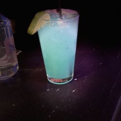 Blue something drink